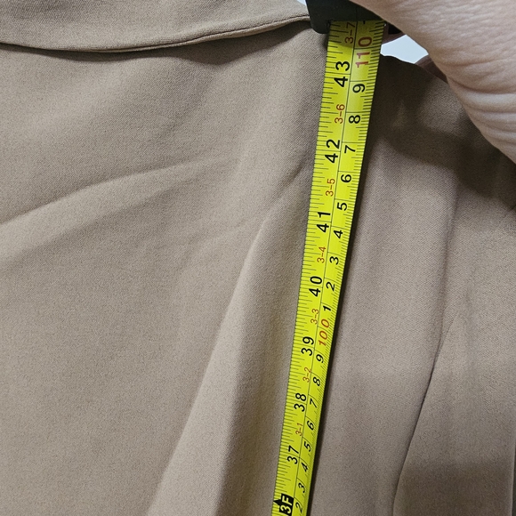 Hayden LA pleated ladies trench Duster brown Large NWT Boho‎ chic - Picture 10 of 13